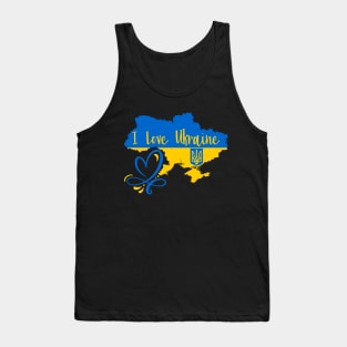 I Love Ukraine Tank Top